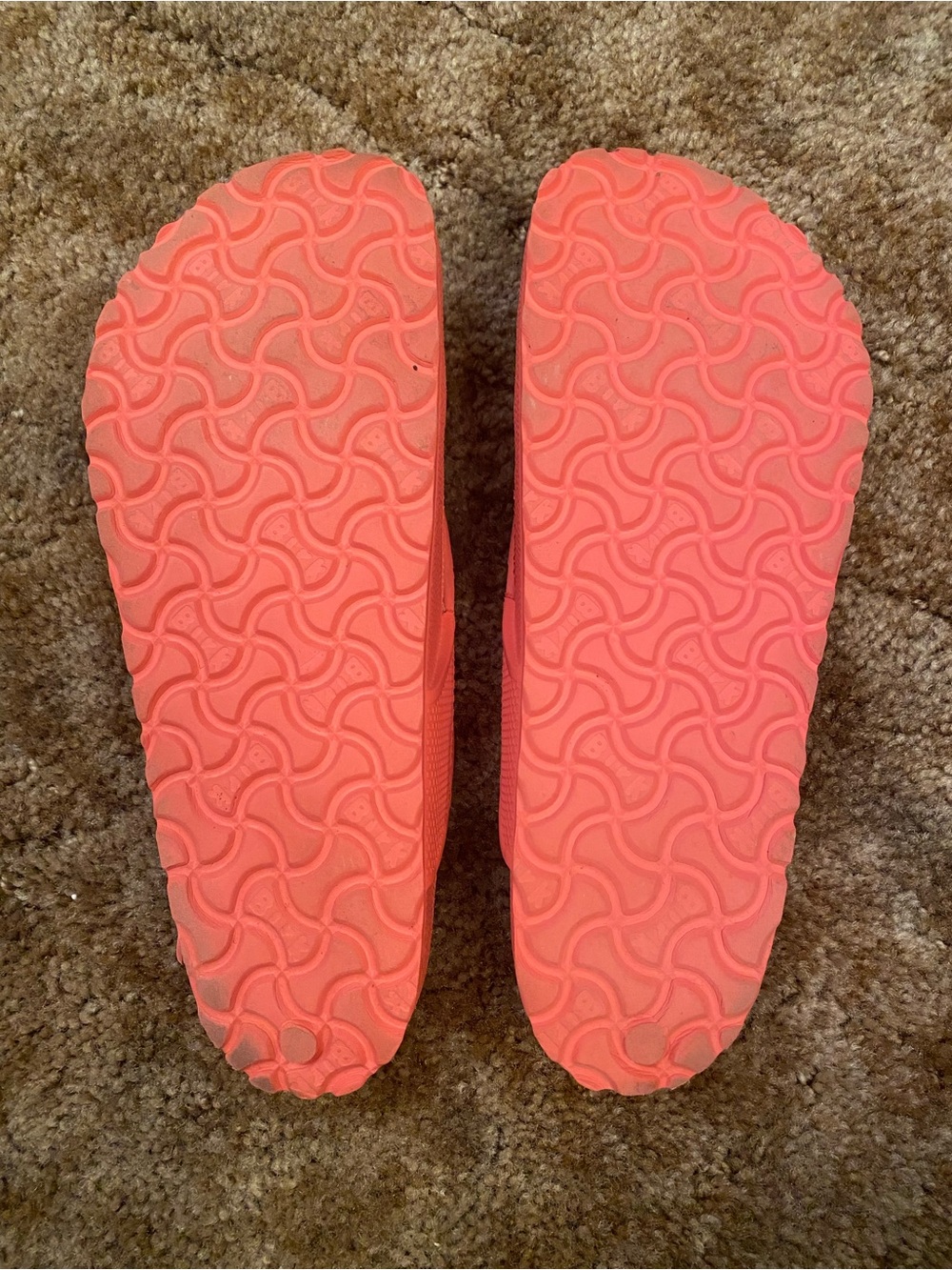 Birkenstock Coral-Pink EVA Thong Sandals - Picture 5 of 8